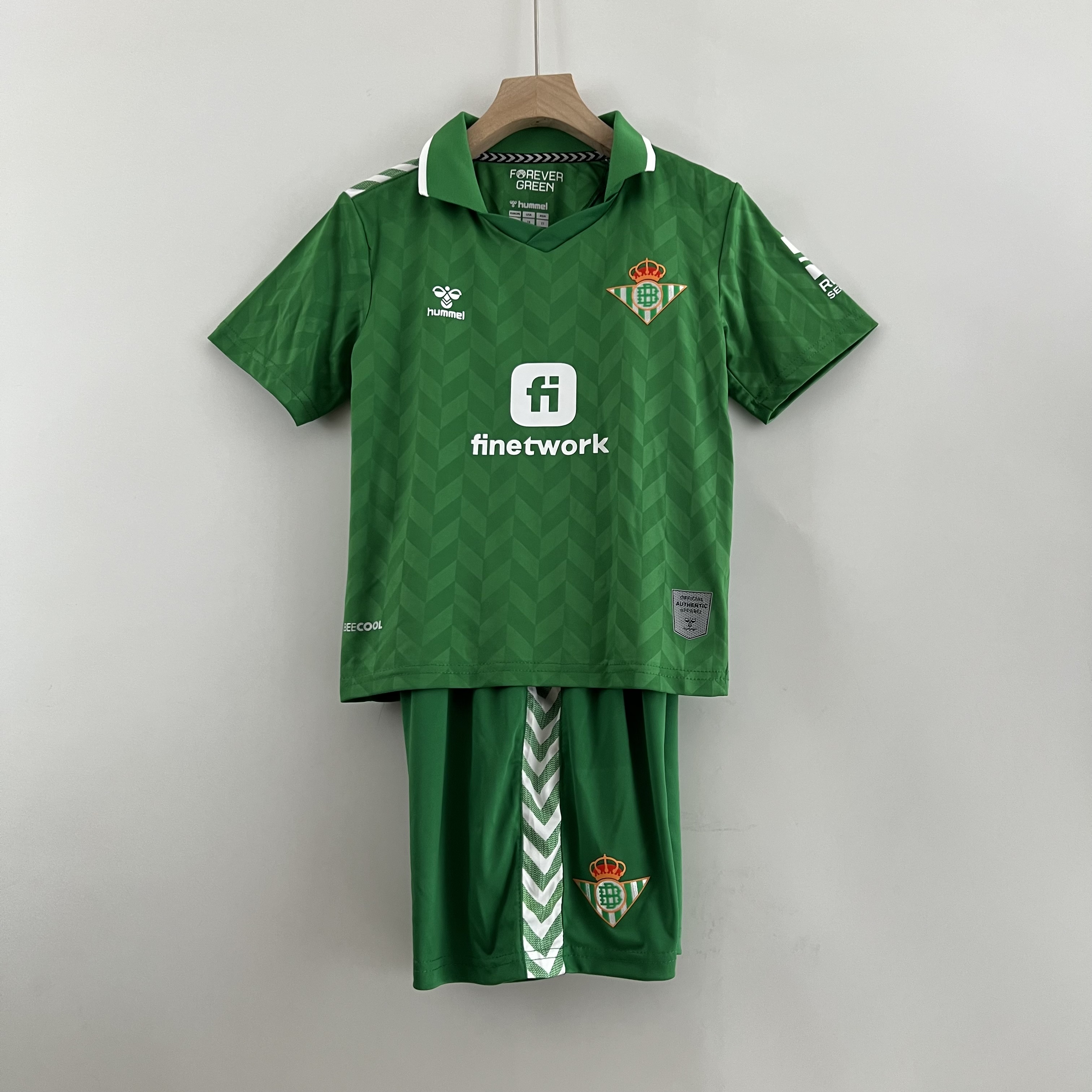 Real Betis 23-24 Away Stadium Kids Kit